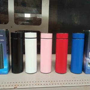 Stainless Steel Water Bottle, with Temperature Display/Vacuum Flask with LED Temperature Display Water Bottle | 500 Ml | Assorted Color (mix colour)